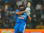 Rohit Sharma was in full flow in Bengaluru racing to a record 5th T20I century