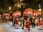 In preparation for the event, band members, typically associated with playing wedding songs, are now gearing up to perform devotional songs in honour of Lord Ram. (File) In preparation for the event, band members, typically associated with playing wedding songs, are now gearing up to perform devotional songs in honour of Lord Ram. (File)