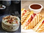 Paneer toast and Uttapam Sandwich for the chilled winter evening. Recipes inside Paneer toast and Uttapam Sandwich for the chilled winter evening. Recipes inside