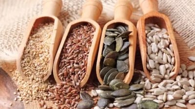Magnesium: Found in pumpkin seeds, sesame seeds and almonds, Magnesium helps the body to convert T4 to T3. (Unsplash) Magnesium: Found in pumpkin seeds, sesame seeds and almonds, Magnesium helps the body to convert T4 to T3. (Unsplash)