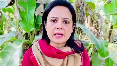 Trinamool Congress leader Mahua Moitra (ANI) Trinamool Congress leader Mahua Moitra (ANI)