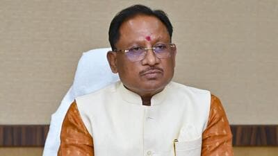 Chhattisgarh chief minister Vishnu Deo Sai. (PTI Photo)