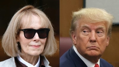 E. Jean Carroll confronts former US President Donald Trump for the first time, sparks fly. (AFP) E. Jean Carroll confronts former US President Donald Trump for the first time, sparks fly. (AFP)