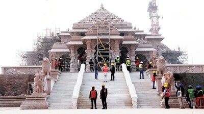 The Ram Temple consecration ceremony is set to take place on January 22 in Ayodhya (ANI) The Ram Temple consecration ceremony is set to take place on January 22 in Ayodhya (ANI)