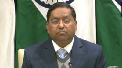 MEA spokesperson Randhir Jaiswal (Twitter Photo)