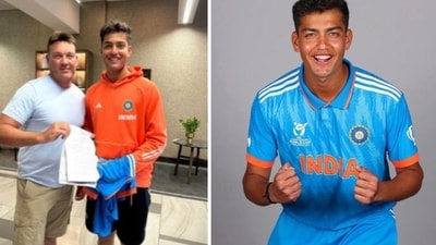 Kulkarni, 18, met Kallis a couple of days ago (Arshin Kulkarni- X/Twitter) Kulkarni, 18, met Kallis a couple of days ago (Arshin Kulkarni- X/Twitter)
