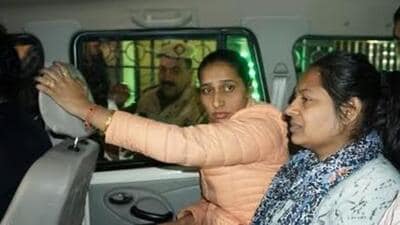 Neelam Azad, center, an accused in Parliament security breach (File Photo) Neelam Azad, center, an accused in Parliament security breach (File Photo)