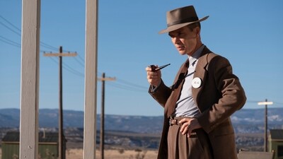 Cillian Murphy as J. Robert Oppenheimer in a scene from Oppenheimer. (AP)
