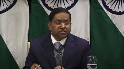 MEA Spokesperson Randhir Jaiswal. (Youtuber/MEA) MEA Spokesperson Randhir Jaiswal. (Youtuber/MEA)