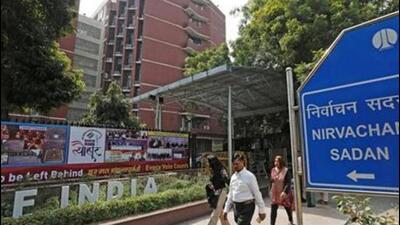 The Election Commission had ordered an inquiry into a BJP’s complaint that more than 35,000 bogus electoral photo identity cards were supplied to the people to impersonate as genuine voters during the Tirupati Lok Sabha bypoll on April 17, 2021. (REUTERS) The Election Commission had ordered an inquiry into a BJP’s complaint that more than 35,000 bogus electoral photo identity cards were supplied to the people to impersonate as genuine voters during the Tirupati Lok Sabha bypoll on April 17, 2021. (REUTERS)