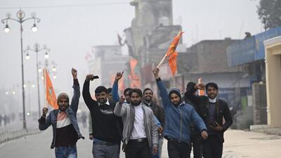 The mood in Ayodhya in the run-up to the Pran Pratishtha ceremony. (Deepak Gupta/HT) The mood in Ayodhya in the run-up to the Pran Pratishtha ceremony. (Deepak Gupta/HT)