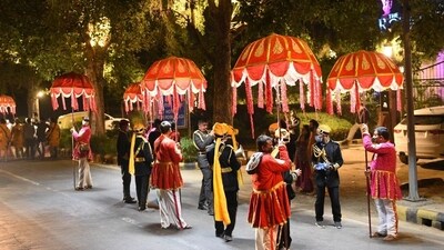 In preparation for the event, band members, typically associated with playing wedding songs, are now gearing up to perform devotional songs in honour of Lord Ram. (File) In preparation for the event, band members, typically associated with playing wedding songs, are now gearing up to perform devotional songs in honour of Lord Ram. (File)