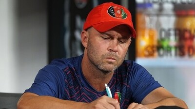 Afghanistan coach Jonathan Trott went through a range of emotions himself (Getty) Afghanistan coach Jonathan Trott went through a range of emotions himself (Getty)