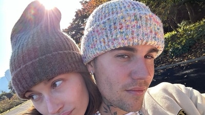 Hailey and Justin Bieber set couple goals in beanies (Instagram) Hailey and Justin Bieber set couple goals in beanies (Instagram)