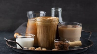 1. Milk and jaggery: You may have seen influencers recommending jaggery as a sugar replacement for tea. Ayurvedically, this combination increases pitta and kapha. Use rock sugar or mishri instead. (Freepik) 1. Milk and jaggery: You may have seen influencers recommending jaggery as a sugar replacement for tea. Ayurvedically, this combination increases pitta and kapha. Use rock sugar or mishri instead. (Freepik)