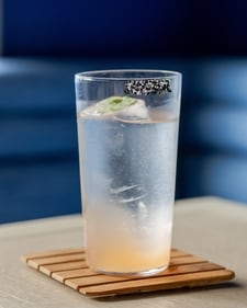 The Antz - a cocktail that has a garnish of black ants from Thailand The Antz - a cocktail that has a garnish of black ants from Thailand