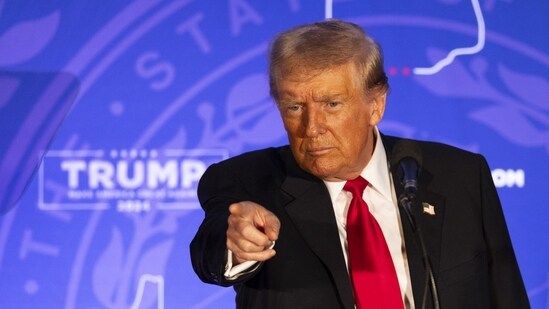 Former US President Donald Trump (Bloomberg)