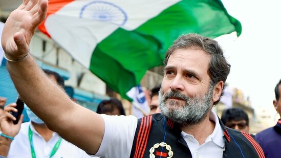 Congress leader Rahul Gandhi during the party's 'Bharat Jodo Nyay Yatra'. (Congress X)