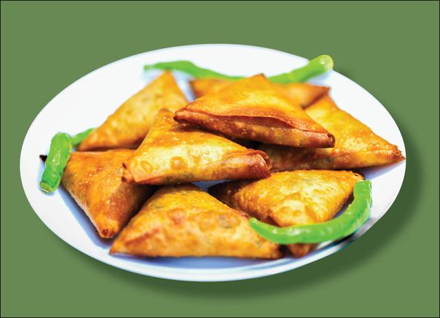 The Gujarati samosa, with its crisp skin, bears very little resemblance to the North Indian version. (Shutterstock) The Gujarati samosa, with its crisp skin, bears very little resemblance to the North Indian version. (Shutterstock)