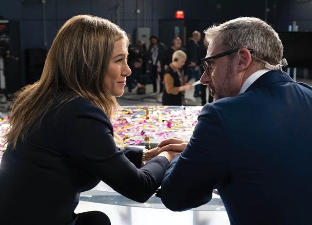 In the TV series The Morning Show, Steve Carell’s character is cancelled for sleeping with his staffers. In the TV series The Morning Show, Steve Carell’s character is cancelled for sleeping with his staffers.