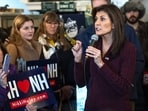 Republican presidential candidate former UN Ambassador Nikki Haley speaks during a campaign event at the Robie Country Store in Hooksett, N.H., Thursday, Jan. 18, 2024. (AP Photo/Matt Rourke) Republican presidential candidate former UN Ambassador Nikki Haley speaks during a campaign event at the Robie Country Store in Hooksett, N.H., Thursday, Jan. 18, 2024. (AP Photo/Matt Rourke)
