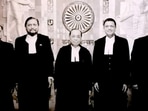 Then CJI Ranjan Gogoi, Justice SA Bobde, Justice DY Chandrachud, Justice Ashok Bhushan and Justice Abdul Nazeer.