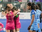 The Indian women’s hockey team will not go to the 2024 Paris Olympics after throwing away another chances-littered, high-pressure, must-win contest.(PTI)