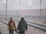 As many as 22 Delhi-bound trains are running late due to low visibility as a result of dense fog conditions in many parts of the country As many as 22 Delhi-bound trains are running late due to low visibility as a result of dense fog conditions in many parts of the country