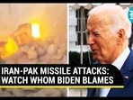 Biden on Iran-Pak tension Biden on Iran-Pak tension