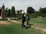 The Jamia Millia Islamia University campus in New Delhi. 