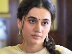 Taapsee Pannu in a still from Thappad, which was about a woman leaving her husband after he slaps her; Ranbir Kapoor in a still from Animal. Taapsee Pannu in a still from Thappad, which was about a woman leaving her husband after he slaps her; Ranbir Kapoor in a still from Animal.