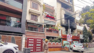 A senior police officer confirmed that a heater was recovered from the house on the upper ground floor. (PTI) A senior police officer confirmed that a heater was recovered from the house on the upper ground floor. (PTI)
