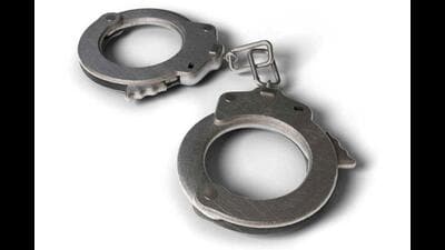 A team of the Anti-Corruption Bureau (ACB), Panchkula, on Thursday arrested a member and a representative of the member of the Kaithal Zila Parishad for allegedly accepting a bribe of  ₹1 lakh for clearing pending bills of a contractor. (Representational image)