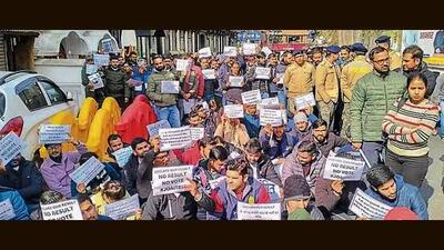 Approximately 2.5 lakh candidates had appeared for the examination on March 21, 2021 for 1,867 posts (HT File) Approximately 2.5 lakh candidates had appeared for the examination on March 21, 2021 for 1,867 posts (HT File)