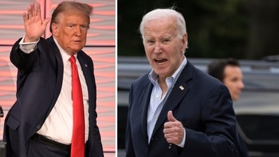 Donald Trump is leading president Joe Biden in as many as five key states, it has been revealed by a new poll from The New York Times and Siena College (AP Photo/Phelan M. Ebenhack, AP Photo/Manuel Balce Ceneta) Donald Trump is leading president Joe Biden in as many as five key states, it has been revealed by a new poll from The New York Times and Siena College (AP Photo/Phelan M. Ebenhack, AP Photo/Manuel Balce Ceneta)