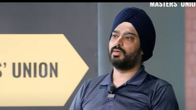 MobiKwik CEO Bipin Preet Singh talks about his struggles. (YouTube/@Masters' Union) MobiKwik CEO Bipin Preet Singh talks about his struggles. (YouTube/@Masters' Union)