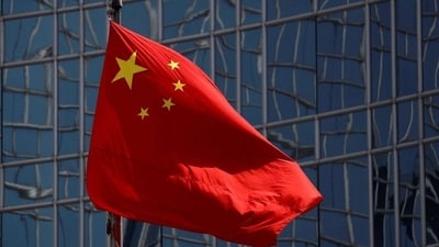 The Chinese national flag is seen in Beijing, China. (File)