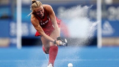 Ashley Hoffman of the U.S. in action (REUTERS)
