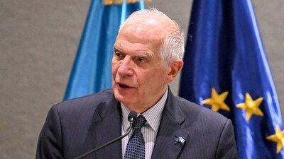 European Union High Representative for Foreign Affairs and Security Policy Josep Borrell speaks. (AFP) European Union High Representative for Foreign Affairs and Security Policy Josep Borrell speaks. (AFP)