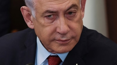 Israel-Hamas War: Israeli prime minister Benjamin Netanyahu is seen. (AFP)