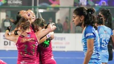 The Indian women’s hockey team will not go to the 2024 Paris Olympics after throwing away another chances-littered, high-pressure, must-win contest. (PTI) The Indian women’s hockey team will not go to the 2024 Paris Olympics after throwing away another chances-littered, high-pressure, must-win contest. (PTI)
