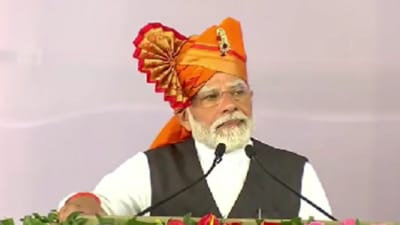 Prime Minister Narendra Modi addressed an event in Solapur, Maharashtra on Friday (Twitter Photo) Prime Minister Narendra Modi addressed an event in Solapur, Maharashtra on Friday (Twitter Photo)
