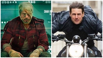 Shah Rukh Khan's Jawan to compete with Tom Cruise's Mission Impossible 7 at stunt awards. Shah Rukh Khan's Jawan to compete with Tom Cruise's Mission Impossible 7 at stunt awards.
