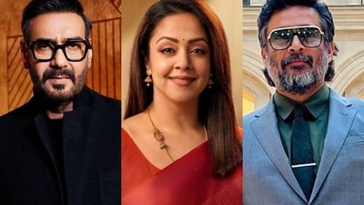 Ajay Devgn, Jyotika and Madhavan will share the screen in Shaitaan (Instagram) Ajay Devgn, Jyotika and Madhavan will share the screen in Shaitaan (Instagram)