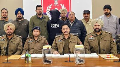 The accused has been identified as Yashman Singh, 20, who is allegedly associated with gangster Jagga Dhurkot of Moga and a close associate of dreaded gangster Lawrence Bishnoi. (HT File)