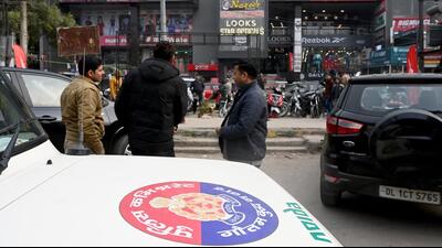 The upscale Sector 10 market in Noida where the 30-year-old man was shot dead on Friday. (Sunil Ghosh/HT Photo) The upscale Sector 10 market in Noida where the 30-year-old man was shot dead on Friday. (Sunil Ghosh/HT Photo)