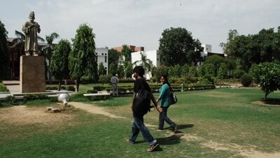 The Jamia Millia Islamia University campus in New Delhi. (HT photo)
