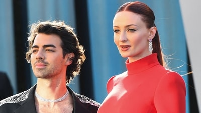 Joe Jonas and Sophie Turner at the Vanity Fair Oscar Party last year. (AFP) Joe Jonas and Sophie Turner at the Vanity Fair Oscar Party last year. (AFP)