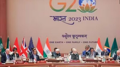 A shot from the time when Prime Minister Modi hosted the G20 Summit in Delhi in the month of September. The Summit was held at Bharat Mandapam in the national capital. The Summit witnessed the participation of prominent world leaders. India achieved a significant diplomatic victory following the G20 summit, where consensus was reached on a declaration despite notable disagreements concerning the Russia-Ukraine conflict. Prime Minister Narendra Modi emphasized the need to eliminate the ‘global trust deficit.’ Additionally, he announced the African Union as a permanent member of the G20. (PM Modi's website) A shot from the time when Prime Minister Modi hosted the G20 Summit in Delhi in the month of September. The Summit was held at Bharat Mandapam in the national capital. The Summit witnessed the participation of prominent world leaders. India achieved a significant diplomatic victory following the G20 summit, where consensus was reached on a declaration despite notable disagreements concerning the Russia-Ukraine conflict. Prime Minister Narendra Modi emphasized the need to eliminate the ‘global trust deficit.’ Additionally, he announced the African Union as a permanent member of the G20. (PM Modi's website)