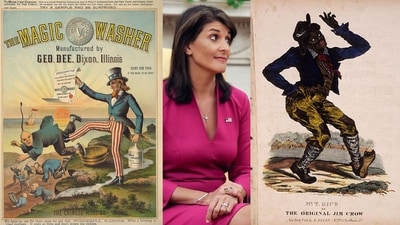 Nikki Haley and few posters of America's racist past Nikki Haley and few posters of America's racist past